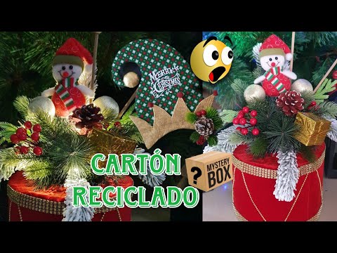 2 ELEGANTES ADORNOS NAVIDEÑOS con Simples CARTONES RECICLADOS ♻️ Amarás el Resultado| NATAL 2024