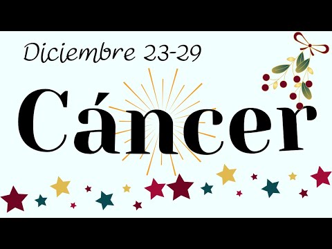 CÁNCER "Te ESPERA Un Camino MUCHO MEJOR! Tarot DICIEMBRE 23-29