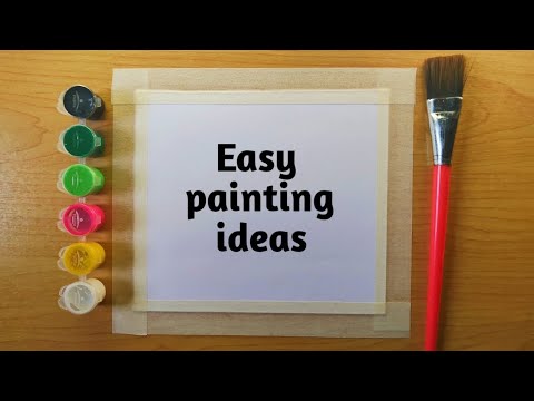 Easy Watercolor Painting Ideas for Beginners step by step tutorial