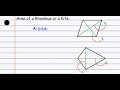 Area Calculations of Quadrilaterals