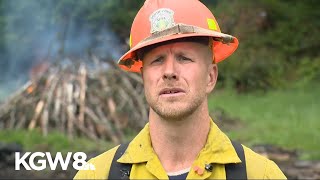 YouTube video thumbnail: Adults in Custody Start Wildland Firefighting Training as Oregon Wildfire Season Begins