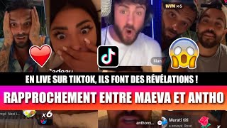 JULIEN TANTI ET MAEVA EN LIVE TIKTOK : RAPPROCHEMENT AVEC ANTHO, CLASH AVEC ILLAN, ILS S'EXPRIMENT 😱