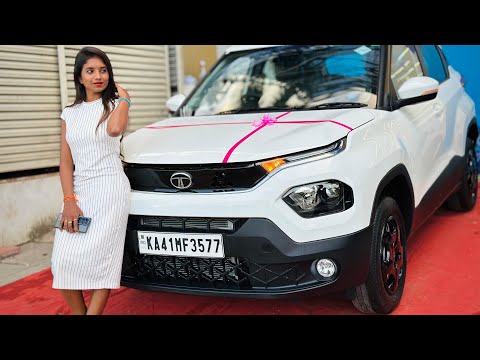 Taking Delivery of Tata Punch CNG | Cake Cutting, Exterior, Interior & Driving Video in 4K