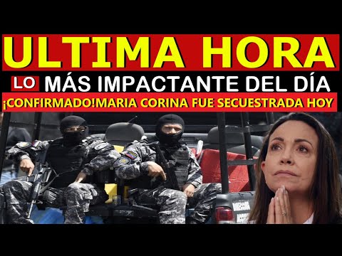 🔴EN VIVO! MARÍA CORINA MACHADO FUE DETENIDA POR EL RÉGIMEN DE NICOLÁS MADURO ¡CONFIRMADO ALERTA!