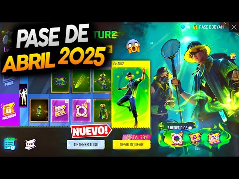 🔥 NUEVO PASE BOOYAH DE ABRIL 2025 de FREE FIRE PROXIMO PASE ELITE NUEVA ACTUALIZACION SIGUIENTE