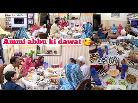 Ammi abbu ke hone ka ihsaas alhumdulillah😍ammi abbu ke  liye special khana banaya