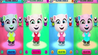 Colors Reaction Talking Tom Gold Run New Update Cycle Tour event Talking Angela VS Boss Fight