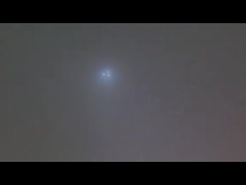 Triangular object was spotted floating in the sky above Toronto