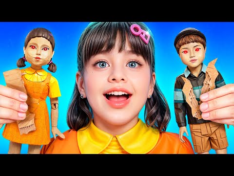 لعبة سكويد جيم الكرتون بتاعتي بقت حقيقة!