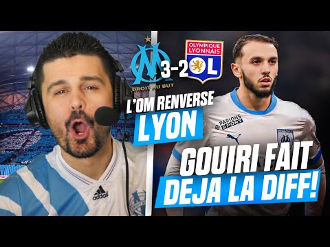 💙(OM-Lyon 3-2) GOUIRI entrée FRACASSANTE / L'OM prend le LARGE sur LYON dans un VEL en EBULLITION🔥