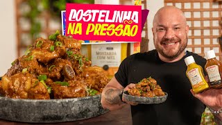 COSTELINHA NA PRESSÃO - Receita de barbecue ribs SEM defumar | ÉGUA DOIDO
