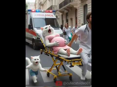 Cat ill in the hospital || trending video ❤️ #kitten #funnycats #poorcats #catmemes #cat #catvideo