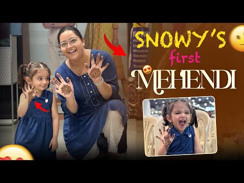 Snowy ची पहिली मेहंदी!😍 | पियू आणि Snowy गेले shopping ला… आणि हिच्या बडबडला काही अंतच नाही! 😂