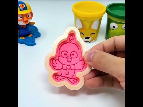 Harry Hummingbird: Making with Play-Doh Molds and Toys Pororo the Little Penguin 뽀로로 #shorts