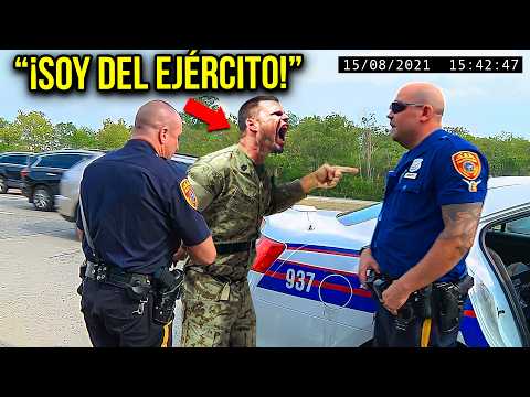 Policías Idiotas Que Intentaron ARRESTAR A Soldados