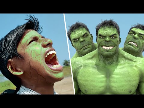 Hollywood Hulk Transformation In Real Life #3 | #christmas #hulk