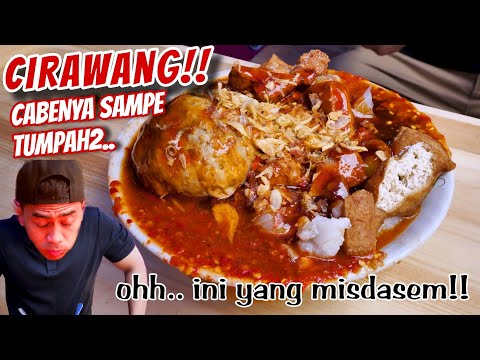 MAKAN CIRAWANG TERPEDAS!! CABENYA SAMPE TUMPEH2...