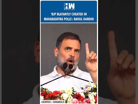 Rahul Gandhi again claims that BJP cheated in Maharashtra polls by manipulating the voter list.| ECI