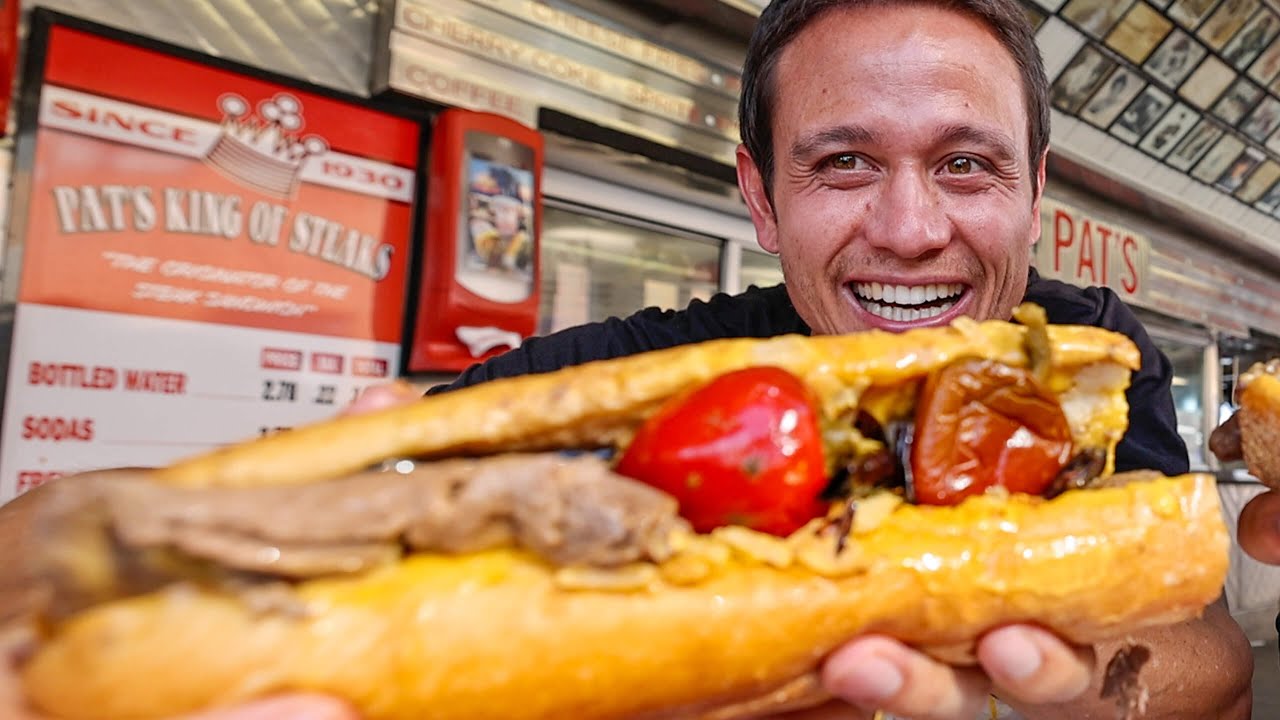 Philly Cheesesteak Tour - 5 FAMOUS STEAKS TO EAT! American Fast Food in Philadelphia!