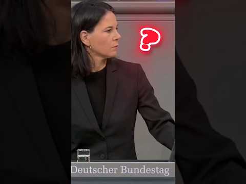 ANNALENA BAERBOCK BLAMIERT SICH WIEDER! ?‍♂️ #shorts