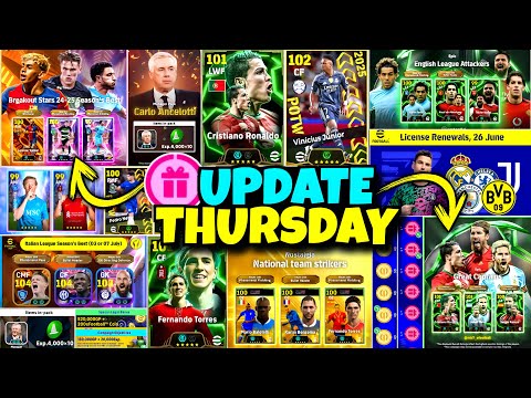 eFootball™ 2025 New Update! Free Epic 😍 New Player In eShop, Thursday Potw & Free Coins Campaign 🔥