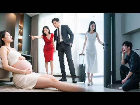丈夫為了小三把挺着孕肚的妻子推倒在地，轉身摟小三恩愛，妻子咬牙反擊讓他身敗名裂，渣男悔不當初！