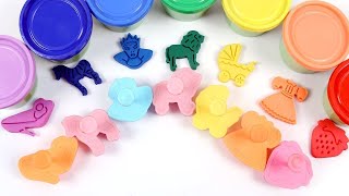 Learn Shapes & Colors with Play Doh Shapes + More Educational Videos for Kids