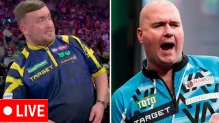 Darts LIVE: Luke Littler attacked on stage as star booed by Ally Pally