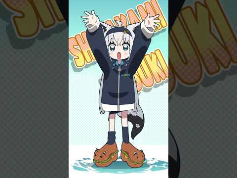 【手描き】ふぶきはかわいいキツネ #shorts #白上フブキ #バーチャルYouTuber #ホロライブ #ぷにるはかわいいスライム #唱 #ぷにる
