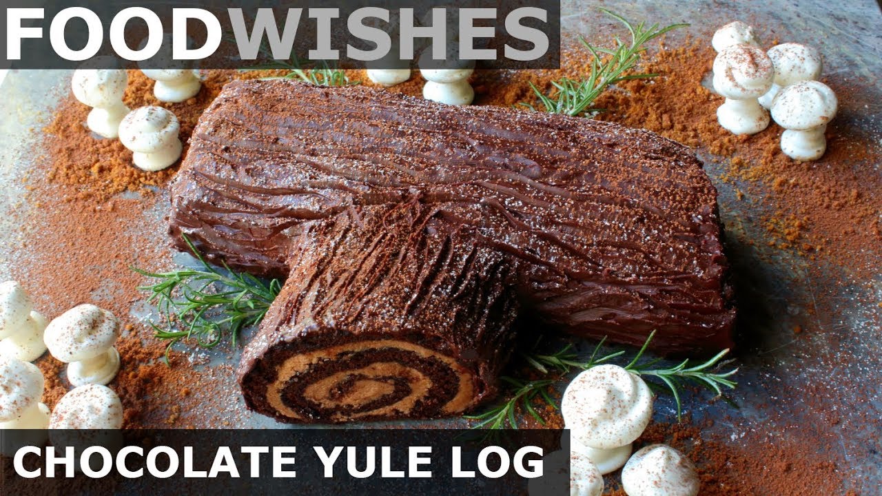 Chocolate Yule Log (Buche de Noel)