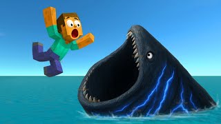 Wide Mouth Bloop Devours Everything - Animal Revolt Battle Simulator