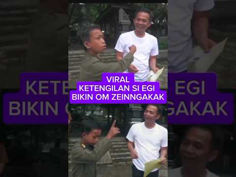 HEBOH‼️ EGI TEGUR WARGA KARAWANG,  BEGINI REAKSI OM ZEIN #dedimulyadi #egi #omzein #shorts