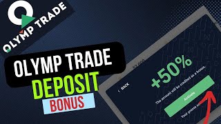 Olymp Trade 30% DEPOSIT BONUS UP TO 50% || Olymp Trade promo codes 2022