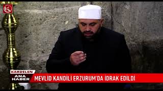 Mevlid Kandili 2025 Erzurum Ulu Cami