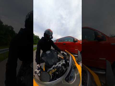 Crazy Truck Almost HIT Me?!? #fyp #bikelife #youtubeshorts #shorts