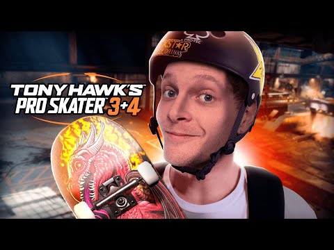 Início do REMAKE de TONY HAWK'S PRO SKATER 3+4 !! Tô Amando !!!!