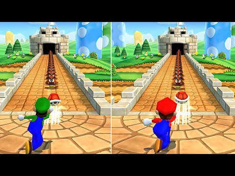 Mario Party 9 All Characters Play Goomba Bowling (Perfect Score)