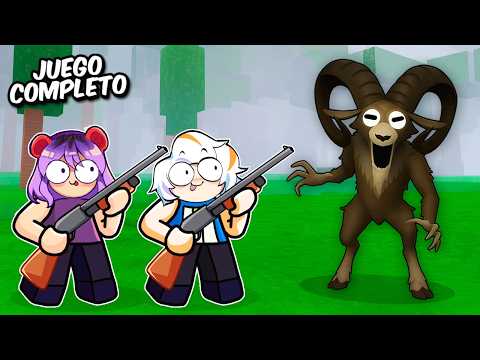 NOS CONVERTIMOS EN CAZADORES PARA CAZAR A LA CABRA MALVADA COMPLETO (99 NOCHES EN EL BOSQUE ROBLOX)
