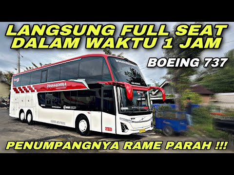 Penumpangnya Rame Parah 😱 Langsung Full Seat Dalam Waktu 1 Jam ❗️| trip Mahardhika GA 737 “ Boeing “