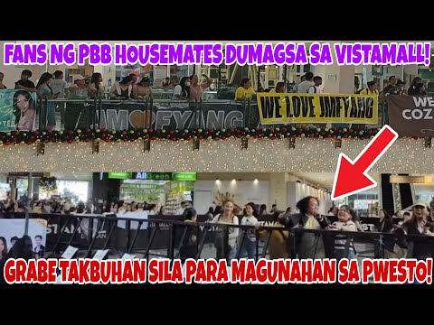 MGA FANS NG HOUSEMATES DUMAGSA SA VISTA MALL!