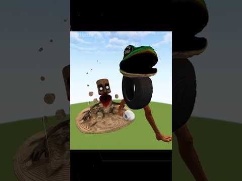 🐸 Boneca Ambalabu Can’t Escape... Zombie Tung Tung Tung Sahur | Italian Brainrot | Timelapse Build