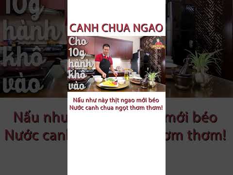 Canh chua ngao thật ngon | Cùng Cháu Vào Bếp