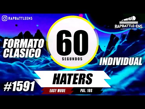 🎤 Formato FMS Individual 🔥 Base de Rap Para Improvisar Con Palabras | ENTRENAMIENTO FMS #1591