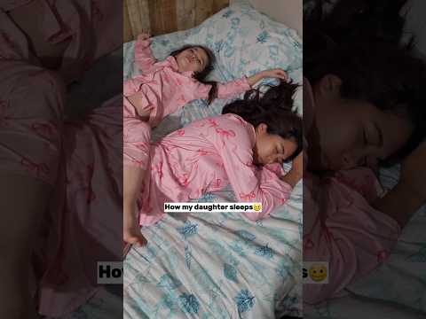 My daughter sleeps like a tornado. ๐ตโ๐ซ