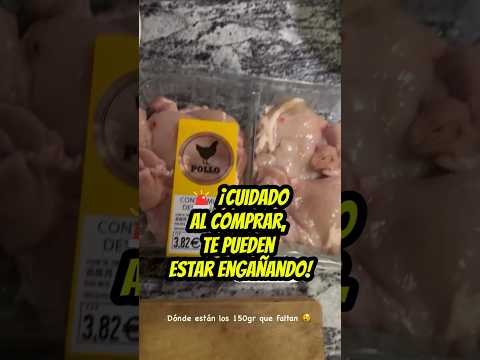 🛒 MERCADONA ¡Te roban en el precio y en el peso de la comida! ⚠️