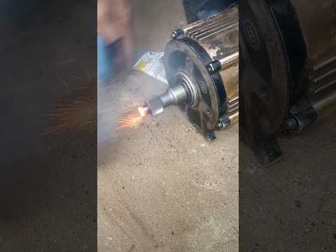 Electric Motor shaft repair #bldc #brushless #electric  #trending #viral #shortfeed #short #shorts