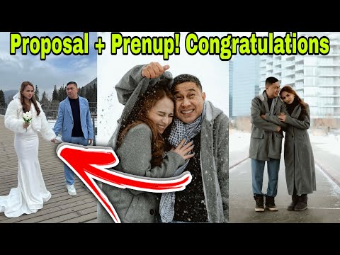 Jose Manalo PROPOSAL at Prenup with Fiancée Mergene Maranan