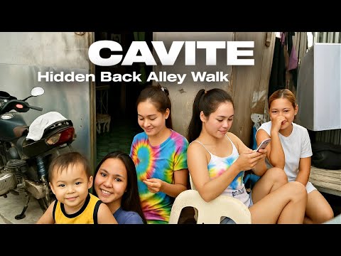 Walking Back Alleys in Cavite Philippines [4K]