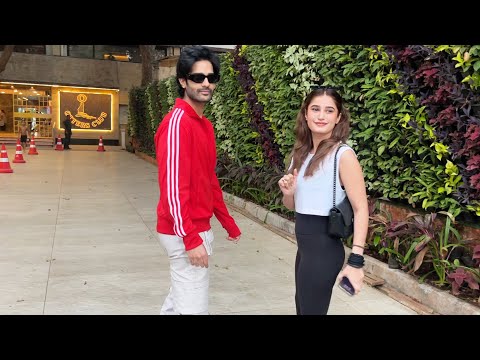 Rasha Thadani & Aaman Devgan Spotted In Bandra