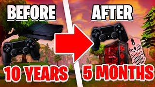 ps4 to pc fortnite 5 month progression why you should switch fortnite battle royale - ps4 to pc fortnite progression